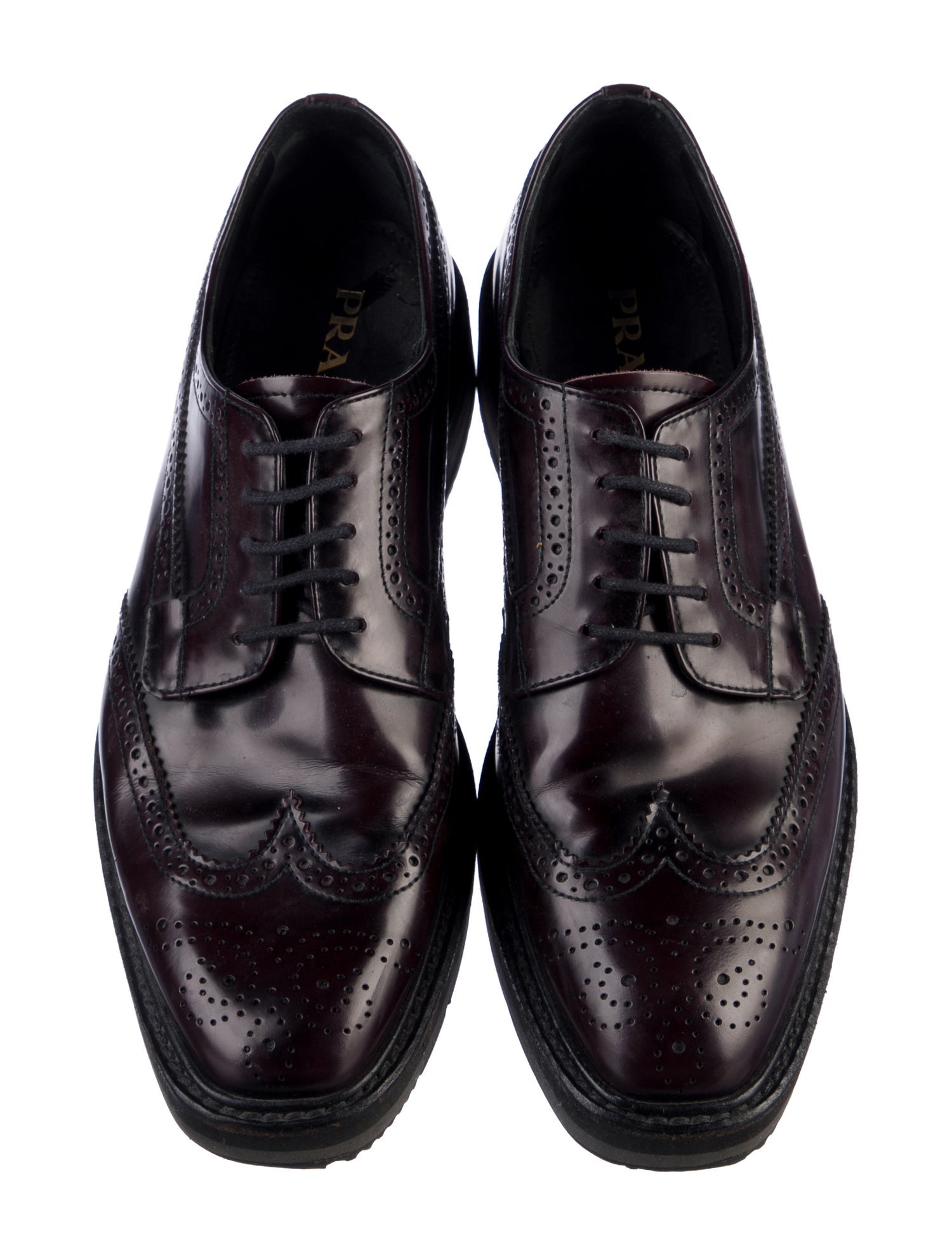 Prada Leather Oxfords